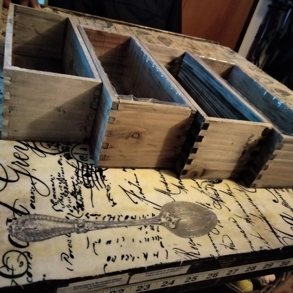 Wood boxes